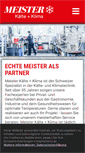 Mobile Screenshot of meister-kaelte.ch